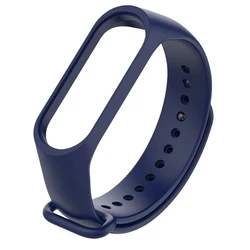For Xiaomi Mi Band 4 Silicone Strap For Smart Watch Silicone Watch Strap Single Color