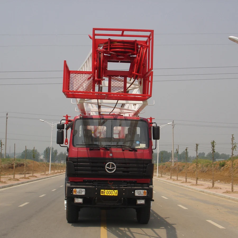 RG API Standard Oil Field truck-mounted drilling rig and  Workover Rig XJ40