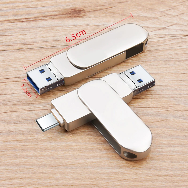 Portable Metal Usb Flash Drive Custom Logo Usb Flash Drive 16gb 32gb 64gb For Smart Device