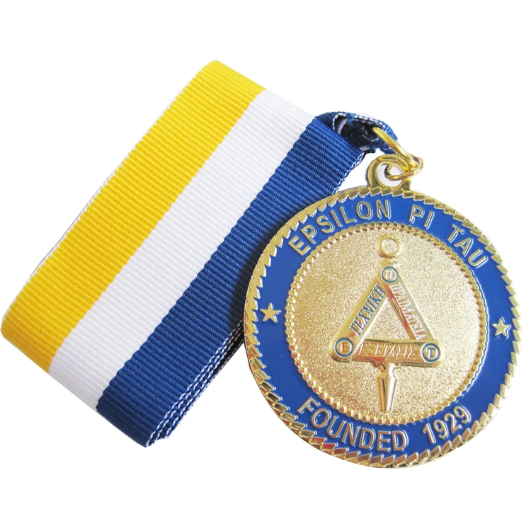 High Quality Professional Custom Metal Marathon Sports Award Medallion Soccer Trophy Medal