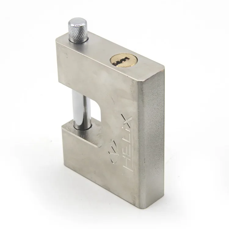 Стальная Дужка анти-ржавчина Подгонянный логотип безопасный закаленный прямоугольный замок с мастерским ключом