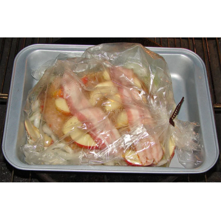 Food Grade 25*38cm Clear Hot Roast Seafood Microwave Cooking Bags Kitchen Oven Boiling Bag Cooker Liners