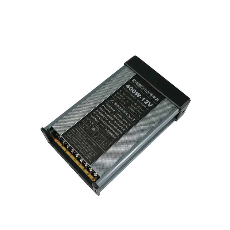 
AC DC 12V 400W Regulated Transformer LED Power Supply 