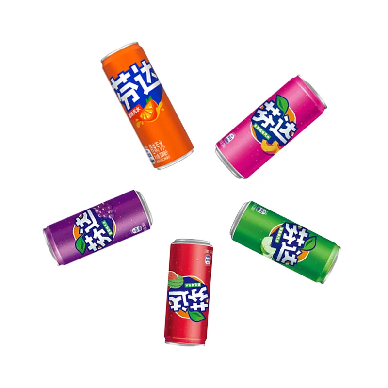 330ml Fenta Drinks Peach and Lychee Flavors Soft Exotic Carbon Drinks with Sweet Apple Fruit Flavor Wholesale from China