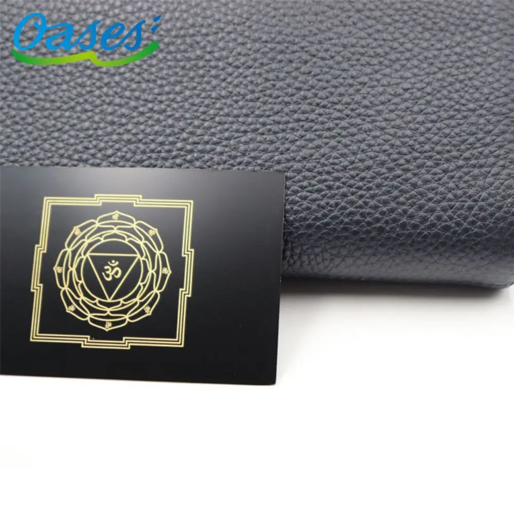 Low MOQ Matt Black Smart Programmed RFID Metal NFC Card