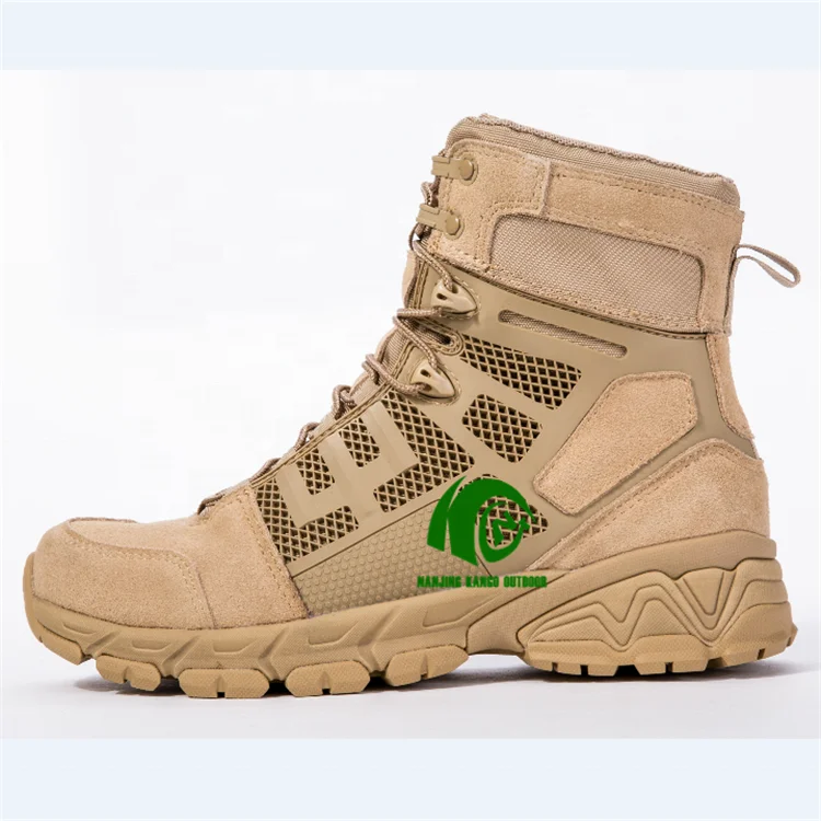Kango fashion new design custom breathable camouflage soft military army shoes tactical boots for