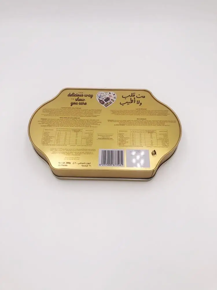  Оптовая продажа жестяная коробка для шоколада Hershey kkiss в блистере