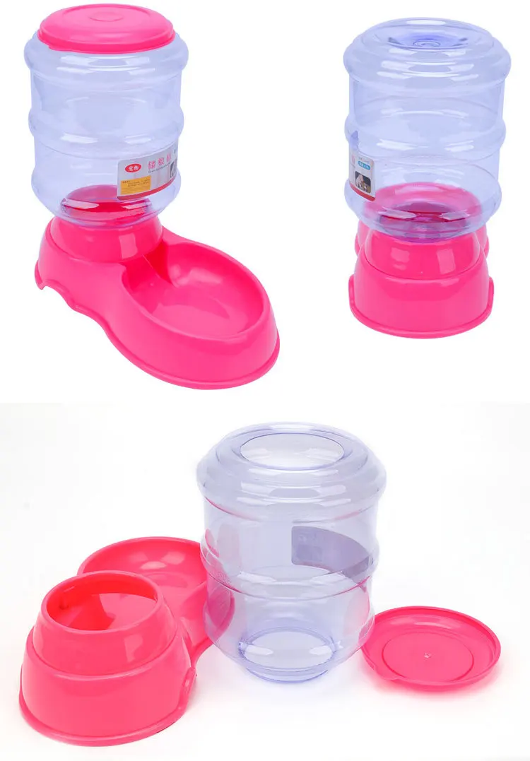 
Pet feeder cat dog water dispenser cat bowl dog basin pet automatic feeding water feeder 3.5L 