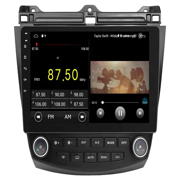 10.2 inch android 9.0 support MP5 Media Player Car Radio for Honda Accord 7