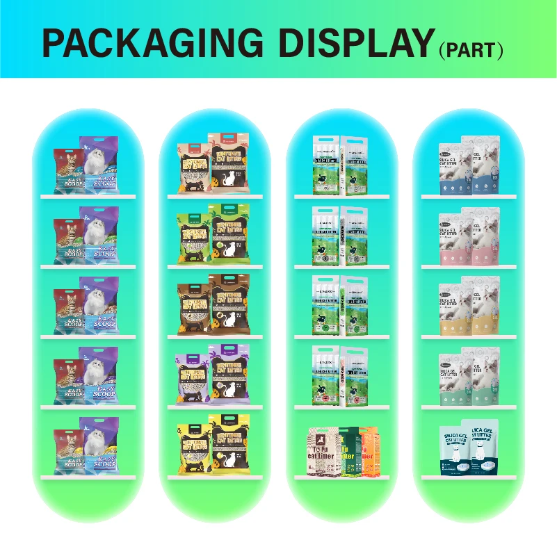 Wholesale customization OEM 3.8L 5L No dust silica gel cat sand factory supply silicone crystal cat litter