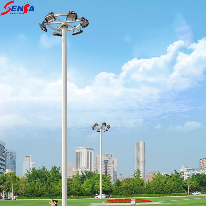 LED high-pole light football field basketball court high-pole light square Port stadium elevating high-power high-light