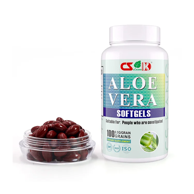 Best Quality Health Food Aperient Laxative Aloe Oligosaccharides Soft Capsule Healthcare Supplement Capsules