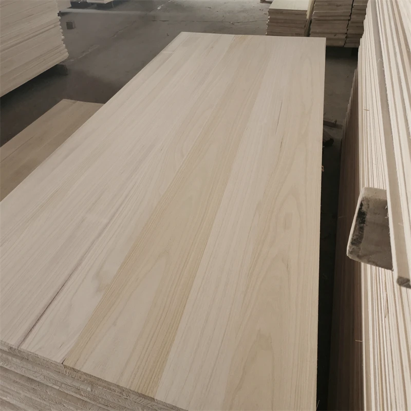 Продажа Заводская древесная панель paulownia сплошной клей деревянные панели отшлифованные