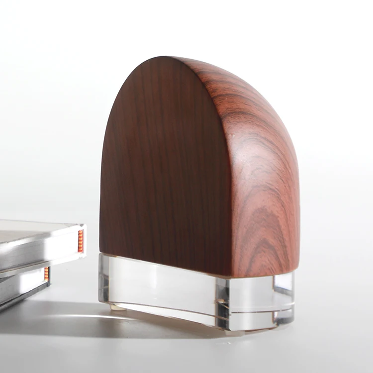 Office high quality decorative wood bookends decor piece for desk