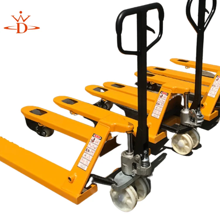 Manual Lift Forklift Jack Transpallet Trolley 2 ton Stainless Steel Hand Pallet Truck