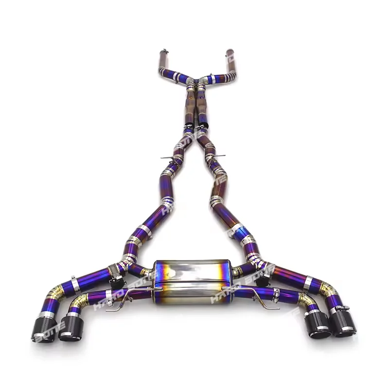 Титановый клапан Catback система для BMW M8 F91/F92/F93 4 T 2019-2023 четырехдверный седан выхлопной трубы глушителя автомобильных выхлопных труб