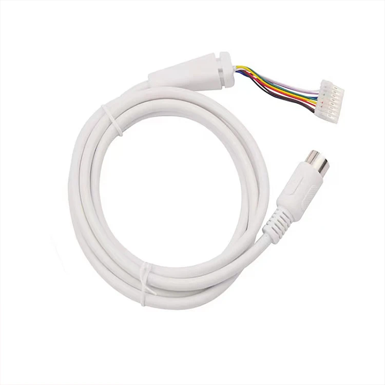 Din Plug Socket cable For Medical Equipment Din 8pin Nurse Call Cord