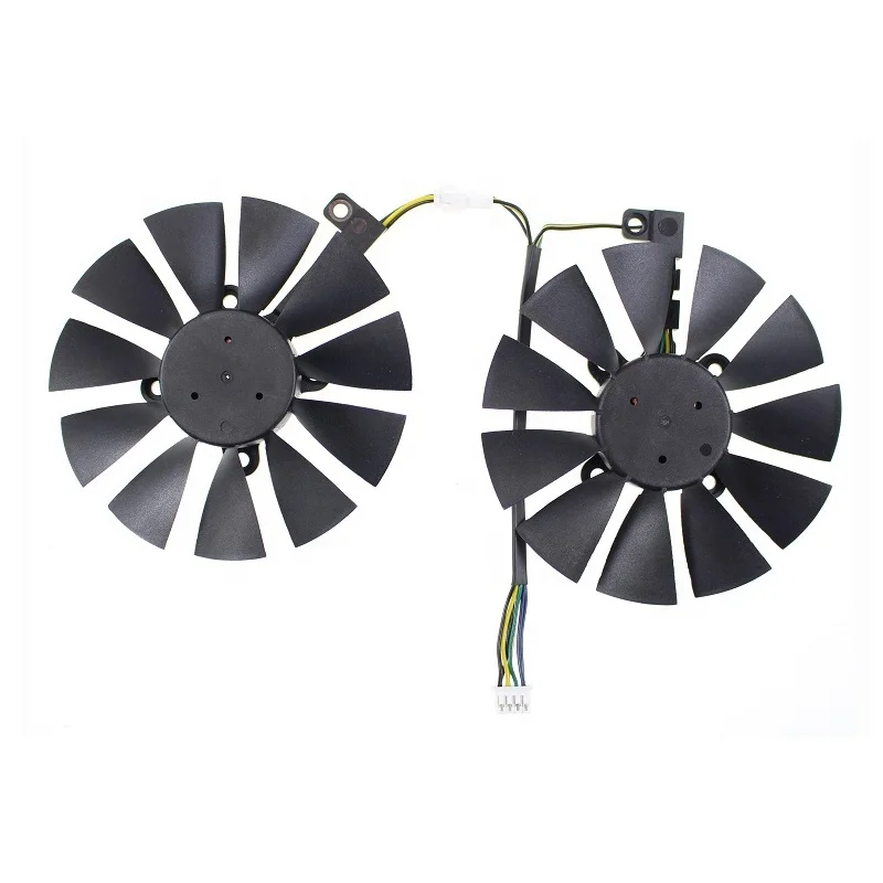 Новый процессор вентилятор охлаждения ноутбука портативного компьютера кулер для ASUS DUAL GeForce GTX1060-O6G PLD09210S12HH парой видеокарт вентилятор
