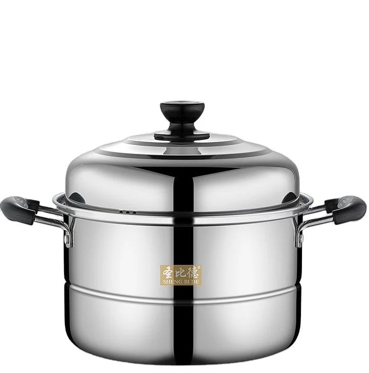 wholesale food grade stainless steel steamer pot use kitchen cookware tool made in china