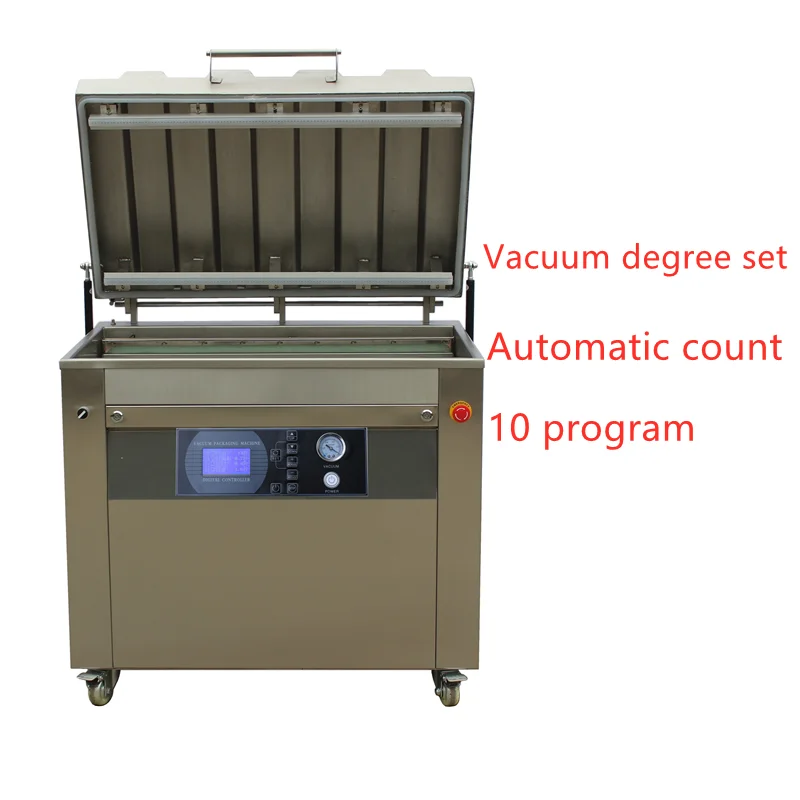 DZ-700 800 900 Single Chamber vacuum packing machine a emballer sous vide horizontal vacuum sealer