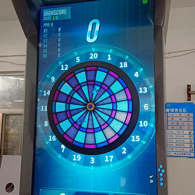 Neofuns Darts Machine Electronic 49Inch LED Screen Commercial Coin Operated Arcade Game Machine