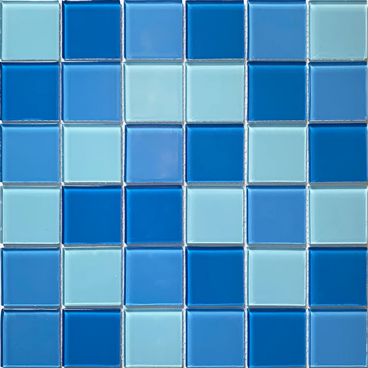 Цветная оптовая продажа, низкая цена, стеклянная мозаичная мозаика, бассейн 48x4 8 мм/23x23 мм, плитка для бассейна, для отелей, спа-вилл и т. д.