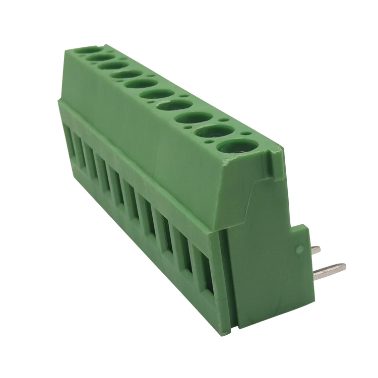 H129R 5.08 mm  picth 10 pole integral  pcb terminal block connector  pcb electrical right pin header  terminal block price