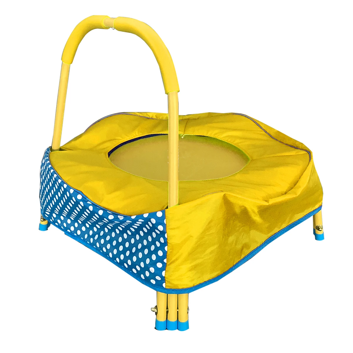 Family-orientated Indoor Home Trampoline Customizable Size Steel & PP round Jumping Bed for Boys & Girls