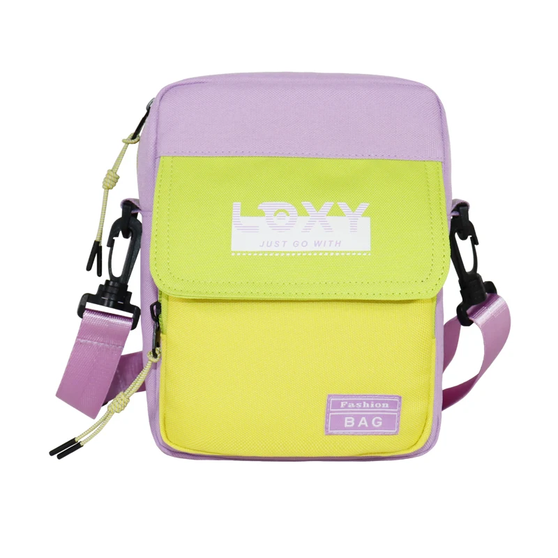 hot sale custom logo waterproof polyester messenger bag crossbody bag small portable sports Mobile phone bag