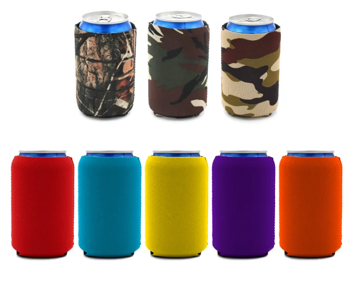 Design Beer Bottle Cooler Coozy Drink Neoprene Sublimation Can Coozy blank Slim For Cans Cooler Insulated Custom Logo