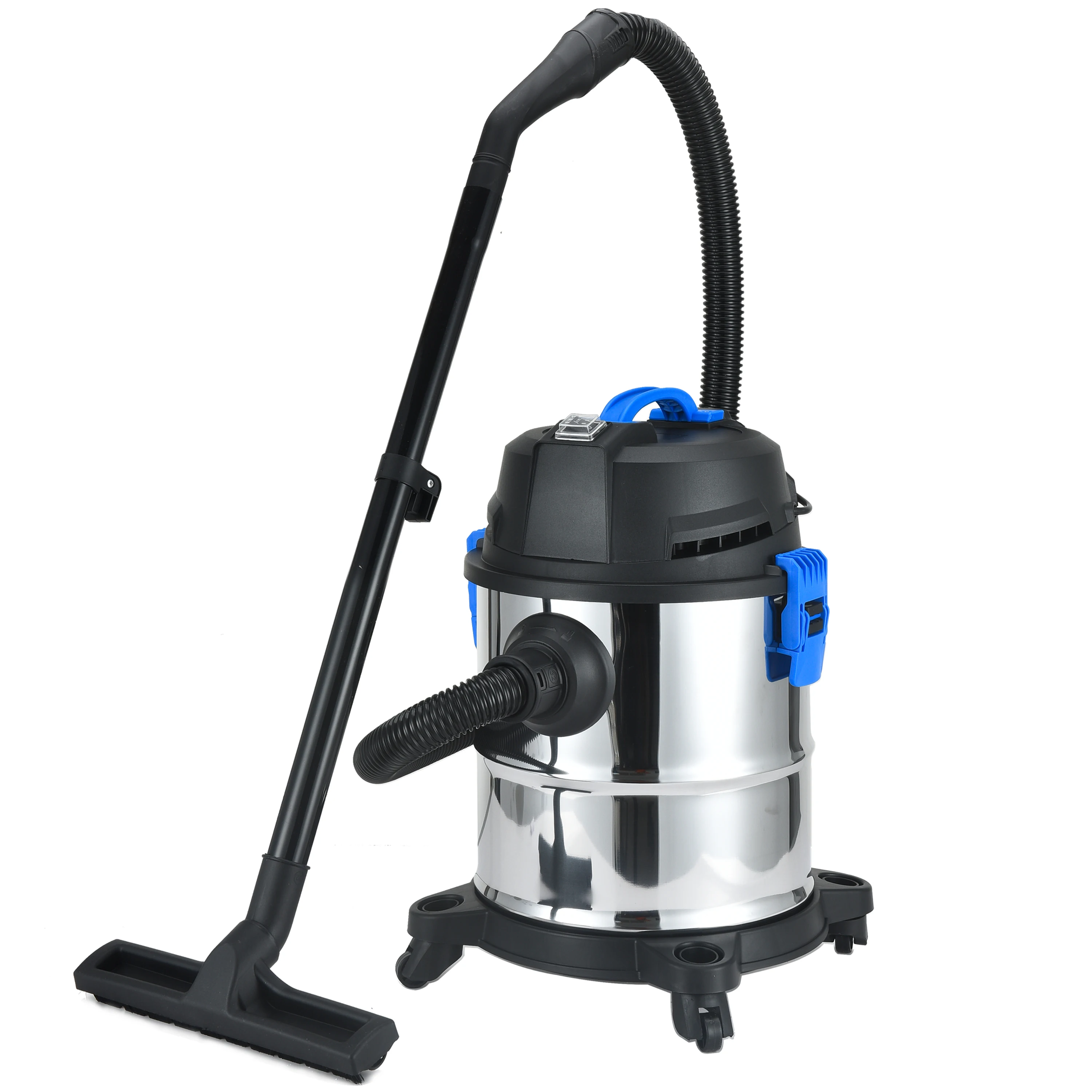 Wet Dry Industrial Vacuum Cleaner 22kpa Cheap Price High Power Car 3 in 1 Electric English Silk Screen Printing Free Spare Parts