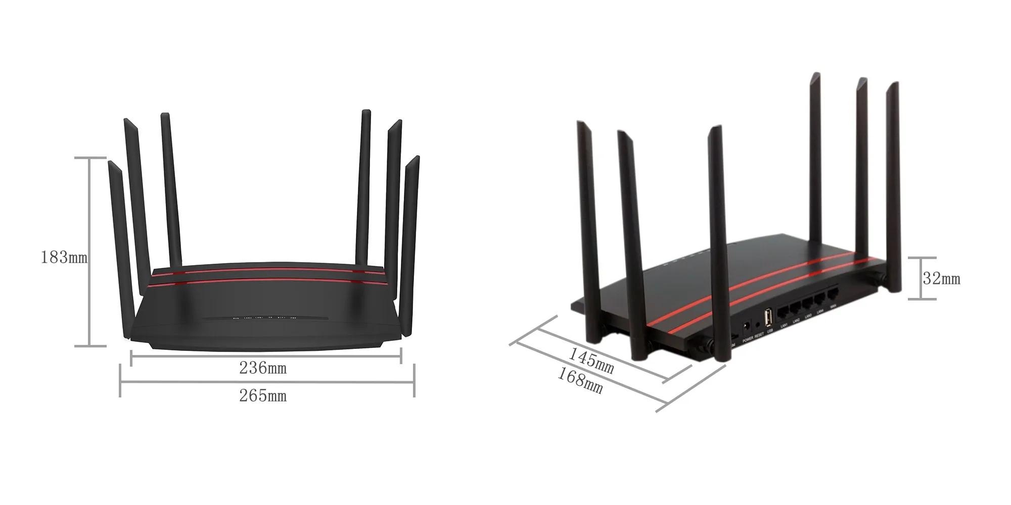 Maskura Best 1800 Gigabit dual-band WIFI6 wireless 5G router supports standard SIM cards
