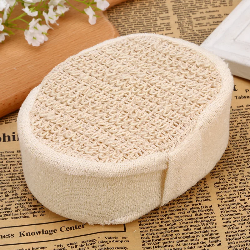 Wholesale Organic Shower Waffle Kid Natural Scrubber Brush Bath Luffa Body Men Loofah Sponge