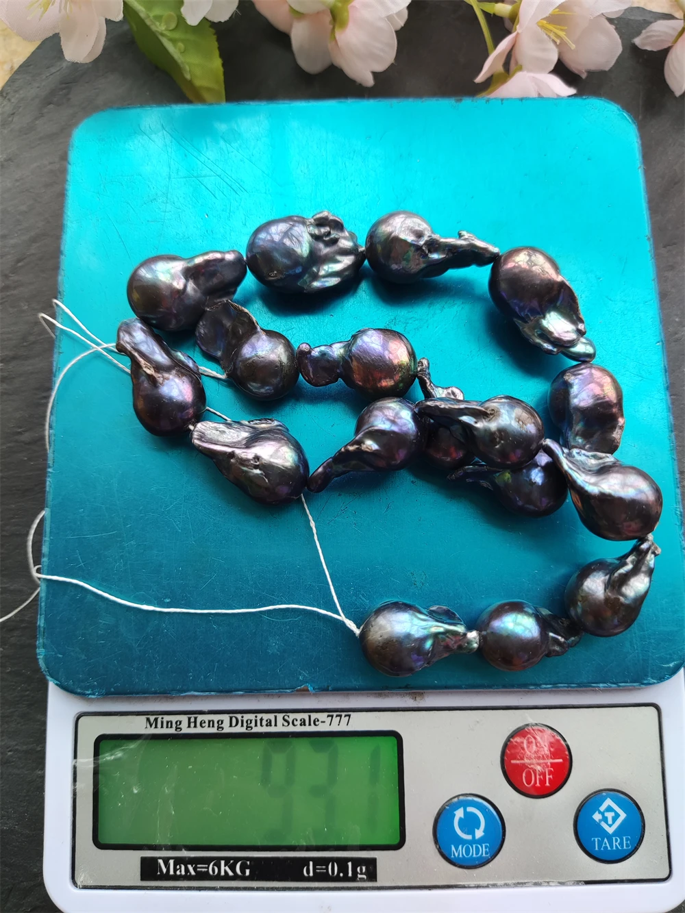 High Quality Large Size Natural Freshwater Baroque Pearls AAA String Genuine Cultured Pearl Full Hole Beads For Jewelry Making