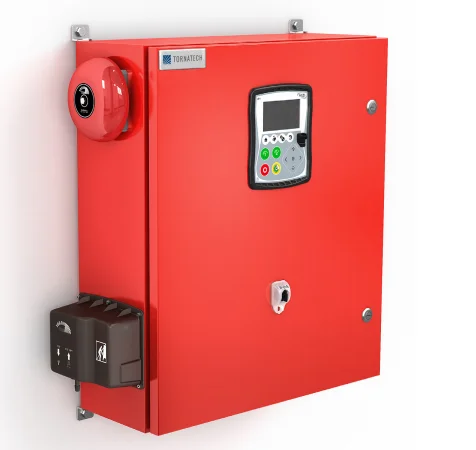 Tornatech control panel for diesel engine fire pump