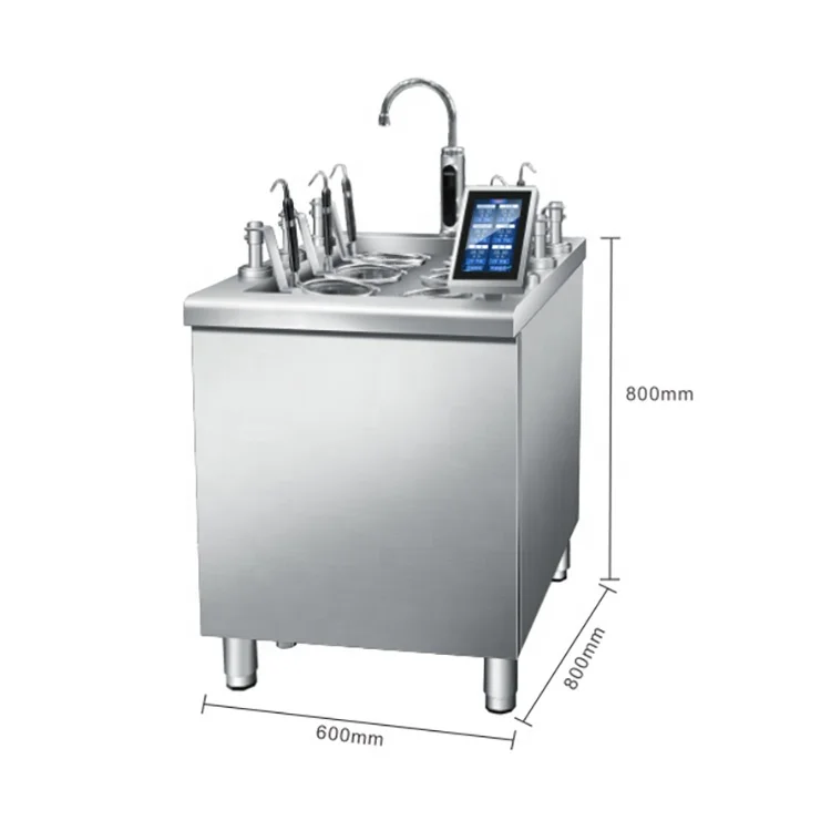 Commercial Automatic Restaurant Equipment Six-baskets Noodle Cooker Noodle Cooking Boiling Machine