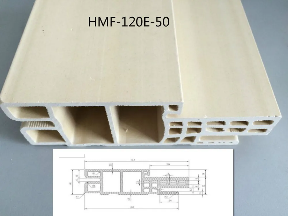 WPC Door Frame Jamb Frame for Sale China Star Round Frame for Interior Doors Wood Plastic Composite