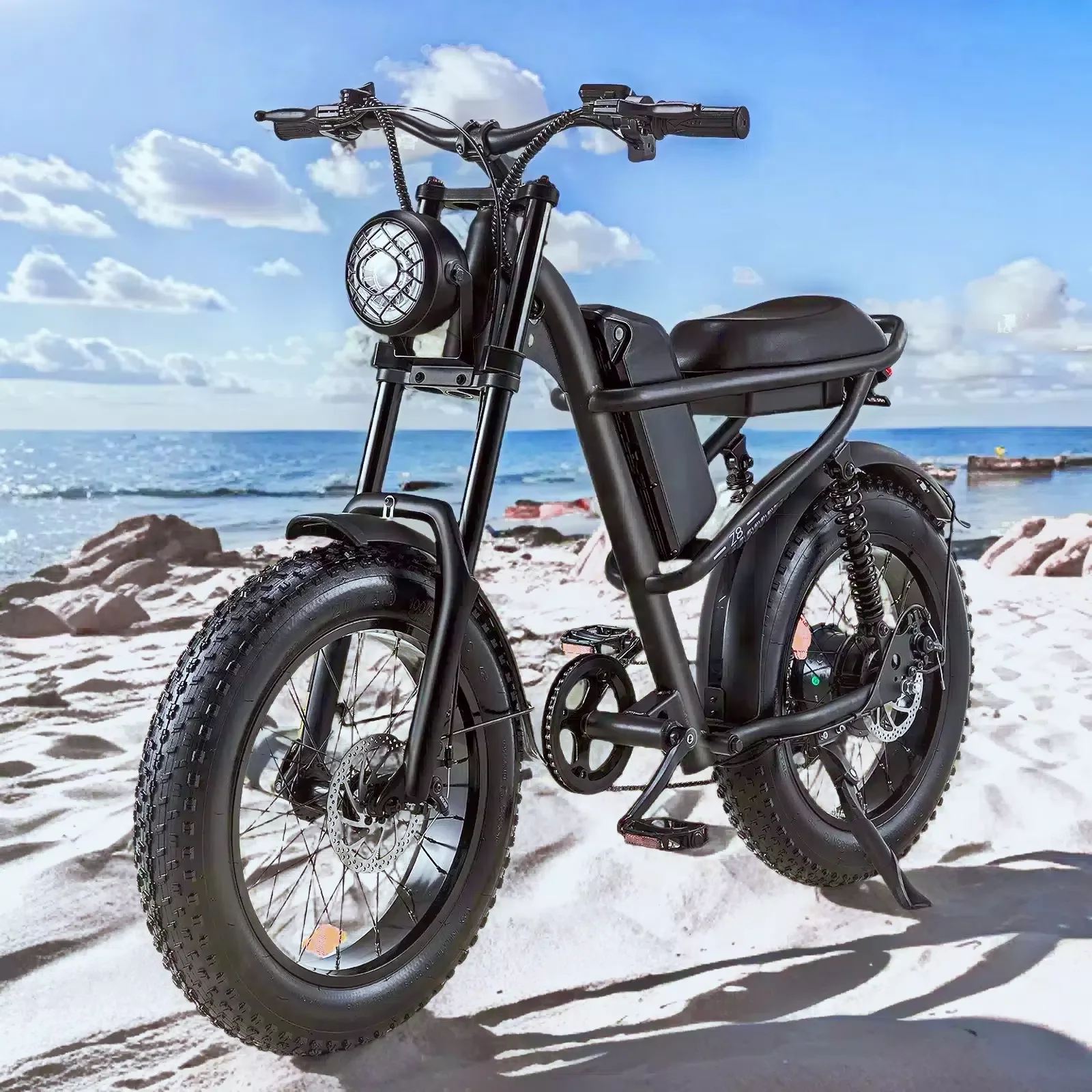 OEM Cheap price ebike wholesale electric bicycle battery 48v 750w EU electric fat bike Z8 20inch fatbike