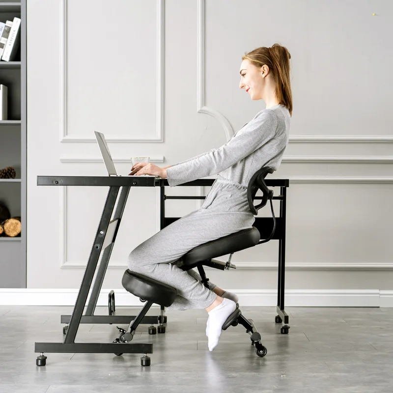 High Quality Office Kneel Chair That Folds Ergonomically And Helps To Adjust The Sitting Position Kneeling Chair