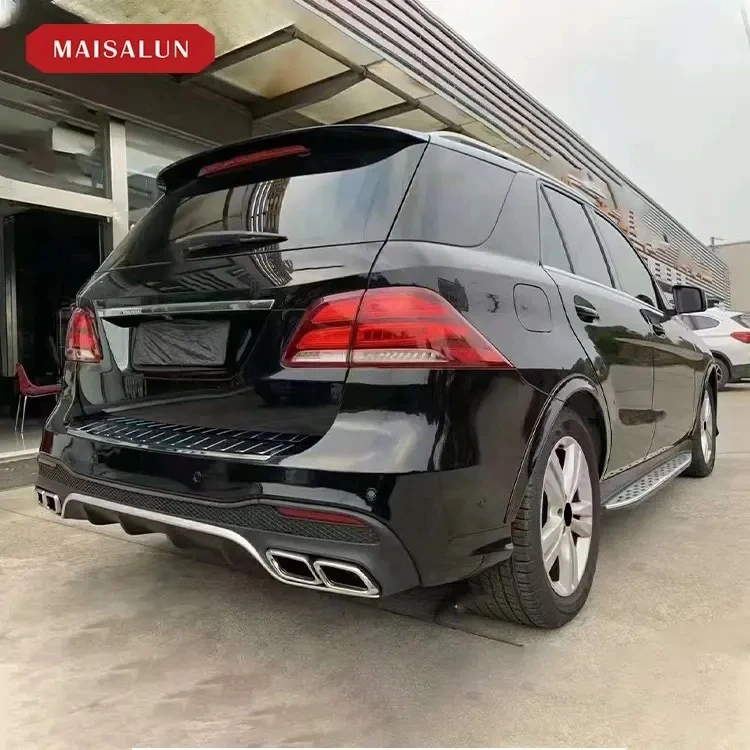 Factory Price! For Benz ML Class W164 Old to New GLE63 AMG bodykit front rear bumper hood side skirt headlamp taillights