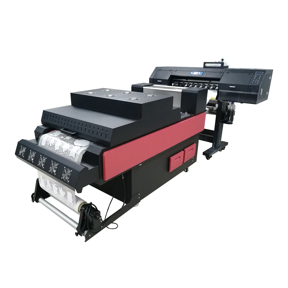 High Speed  large format commercial 60cm 4 dual head suitable a2 size printer 2ft dtf printing machine