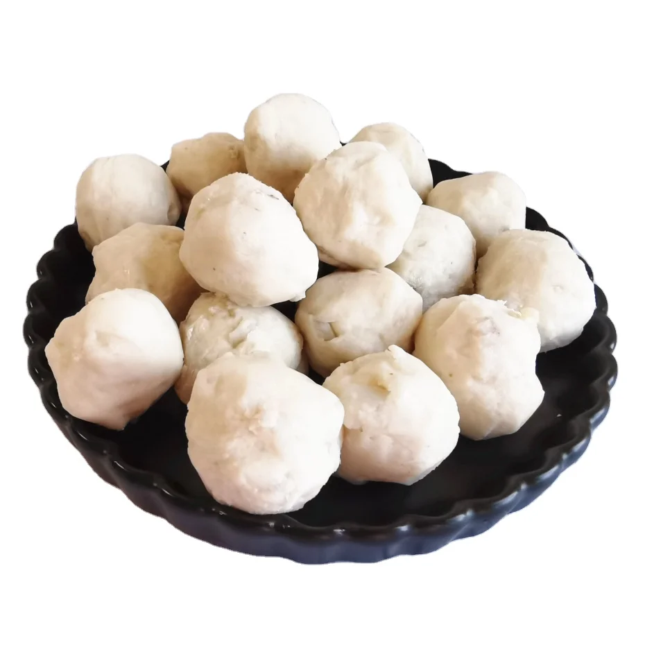 Handmade Premium White Frozen Cuttlefish Ball Fish Ball