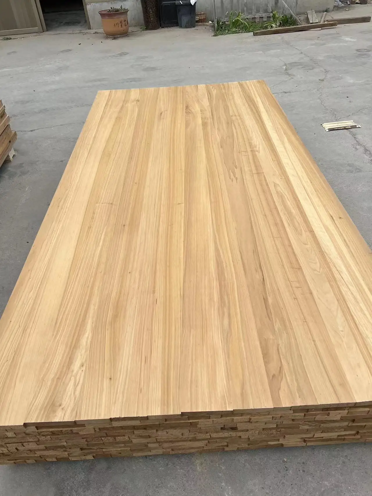 Environmentally Friendly Carbonized Thermo Treated Thermally Modified Wood Poplar Wood Board for Sale