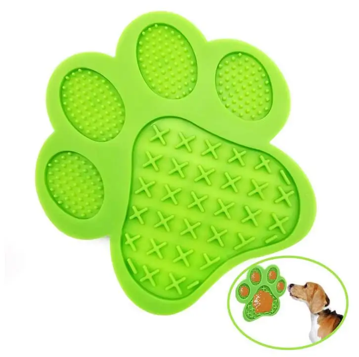 Dog Shower Assistant Snuffle Mat  Silicone Dog Bath Peanut Butter Dog Cat Lick Pad