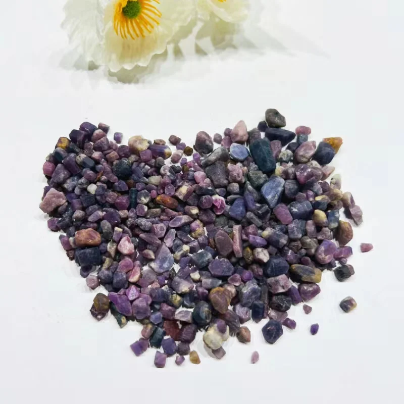 Wholesale  Natural  red corundum rough ruby stones raw material healing crystal stones for decoration