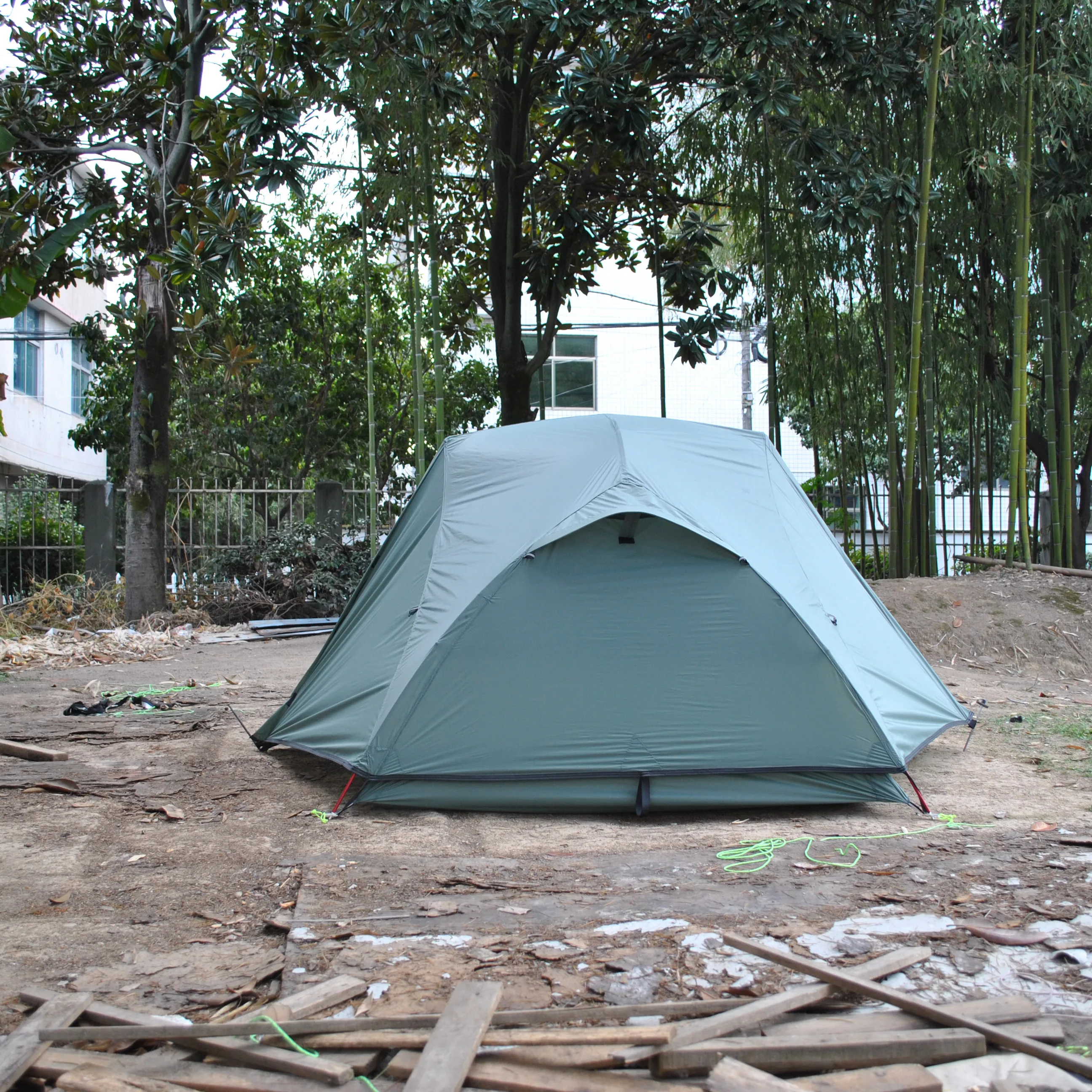 blackish green tent,Ultralight 20D Silicone Nylon camping tent 2 Person,CZX-654 Four Season tent 2 Person tent with footprint