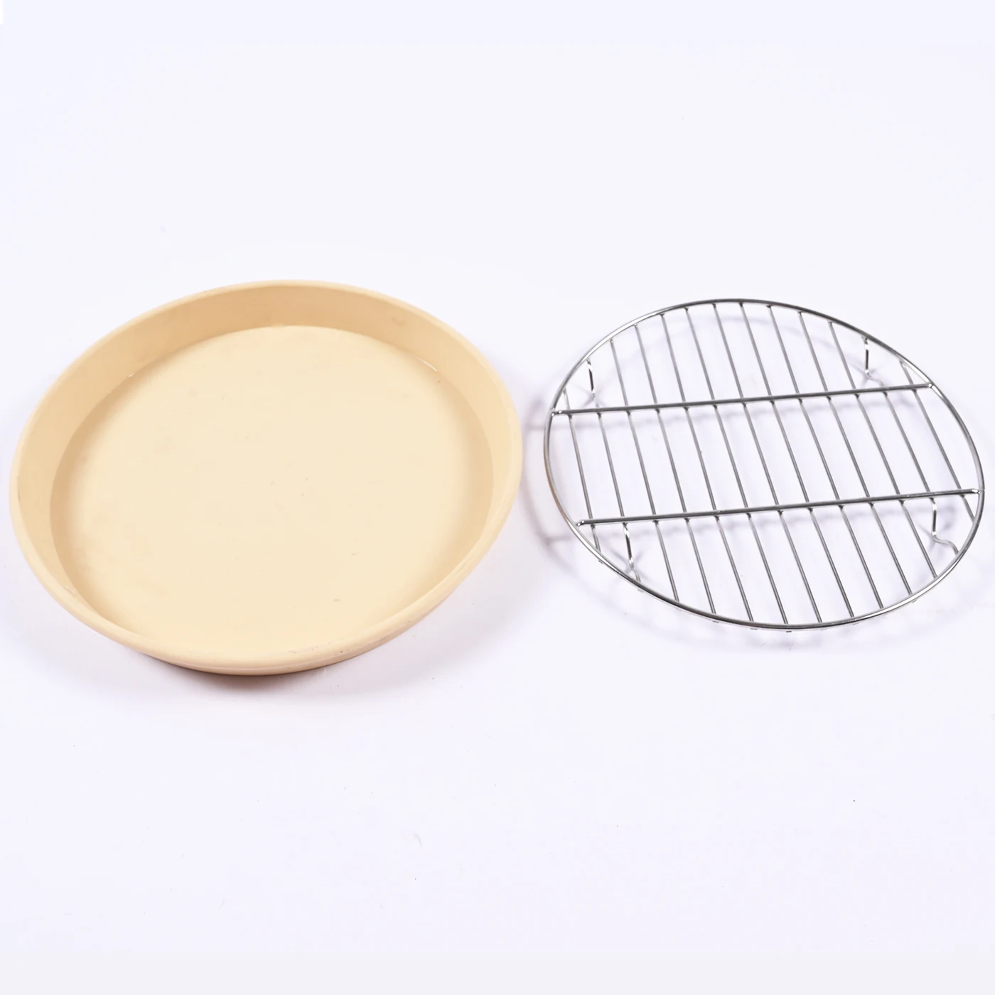 304 Stainless Steel Roasting Cake Cookie Pan With Rack Rectangular Bake Pan Baking Tray Sheet With Cooling Rack