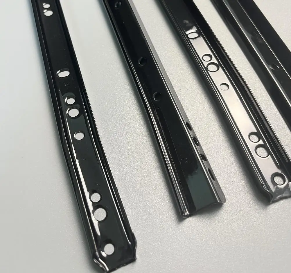 heavy duty silent closet metal drawer slides roller guides sliding roller powder coated drawer slide