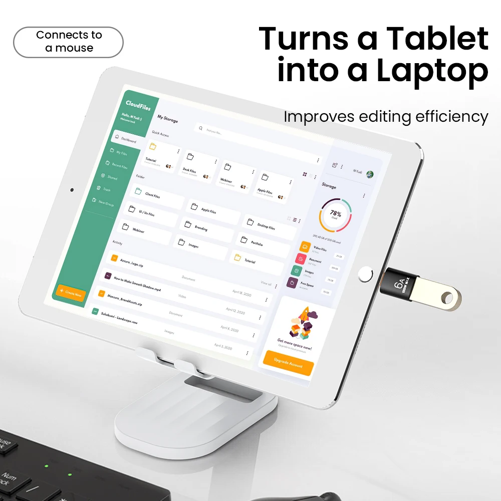 Горячий 6A USB C Type OTG адаптер 5 Гбит/с скорость передачи данных Тип штекер к 3 0 Женский преобразователь 120 Вт быстрой зарядки