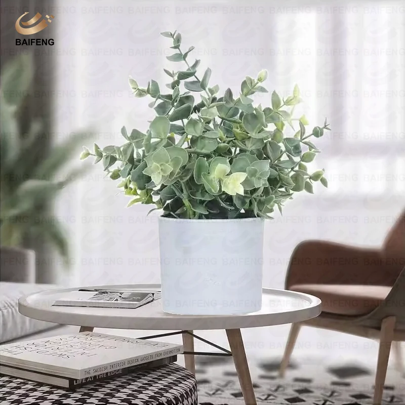 Factory Custom Glass Potted Haworthia Mini Artificial Small Plants in Pots Small Plant with Pot